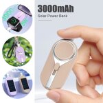 Chargeur solaire - mioloe - mini batterie externe 3000 mah - portable - compatible apple - design lgant ...
