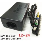 Chargeur universel - gobro - 96w - 8 embouts - 12v � 24v - noir