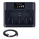 Chargeur universel - uniross - ecran lcd - 1  4 piles ni - mh - protection contre courts circuits - ...