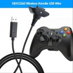 Chargeur usb cble de lecture et de charge cordon pour la manette sans fil xbox 360 cble de charge ligne ...