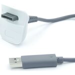 Chargeur usb - xbox 360 - manette sans fil - cble 140cm - couleur gris - garantie 3 ans