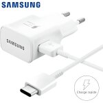 Chargeur usb samsung + c�ble usb type c