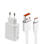 Chargeur - xiaomi - 33w - charge rapide - protection contre surtensions - c�ble usb c inclus