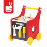 Chariot bricolo magnetique redmaster - janod - jouet pour enfant - rouge - 12 mois et plus