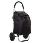 Chariot de course pliable à 2 roulettes avec sac coloris noir - longueur 445 x profondeur 37 x hauteur ... Chariot de course pliable à 2 roulettes avec sac coloris noir - longueur 445 x profondeur 37 x hauteur ...
