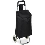 Relaxdays chariot de courses pliable sac amovible 28 lcaddie pour achats roulettes hlp 925x 42 x 28 cmnoir ...