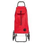 Chariot de course - rolser - i - max mf - 6 roues - aluminium - rouge
