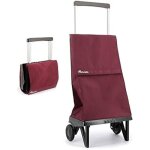 Chariot de course - rolser - plegamatic mf - 2 roues - pliable - 45 l - bordeaux