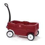 Chariot pour enfants - step2 - neighborhood - 2 si�ges profil�s - roues de 20cm - rouge