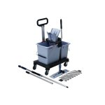 Chariot lavage ultra speed double seaux complet vileda professional