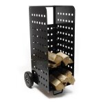 Wiltec chariot porte - b�ches xl ? 360 x 530 x 1060 mm avec roues xl stables caoutchout�es ? pour stockage ...