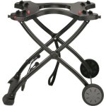 Chariot pliable - weber - q1000 / q2000 - noir - m�tal - montage � faire soi - m�me