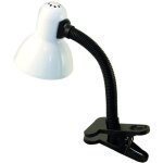 Lampe de bureau - velamp - charleston clip - culot e27 - bras pivotant - pince mtallique
