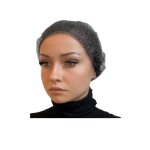 Charlottes jetables couleur noire par 100 - mfb provence