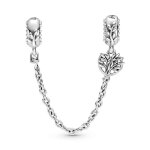 Charm - pandora - arbre de vie c?ur - argent - gris - femme