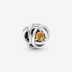 Charm - pandora - cercle ternit - mtal - cristal miel - mixte