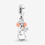 Charm pendant - pandora - disney pixar remy - argent sterling 925 - ratatouille - femme
