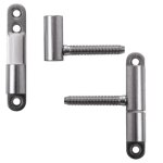 2 x sotech charni�re de porte fiche � percer 15 x 83 mm avec pivot m8 x 47 mm paumelle � visser acier ...
