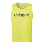 Chasuble - uhlsport - training bib - jaune fluo - 100% polyester - football