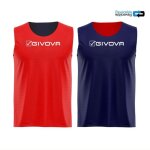 Chasuble rversible givova - red / navy blue - xl