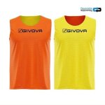 Chasuble rversible - givova - xl - 100% polyester - tissu micro - perfor - pack de 10 pices