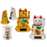 Chat porte - bonheur solaire - out of the blue - maneki - neko - plastique r�sistant - �nergie solaire ...