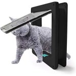 Chatire  chatire pour chat avec tunnel cache dcoupe chien porte de chat avec serrure pour petit animaux ...