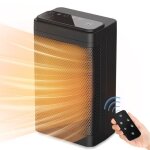 Chauffage dappoint 1500w portable radiateur soufflant ptc mini chauffage electrique 3 modes 70� quiet ...