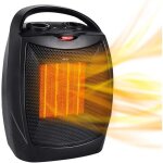 Chauffage dappoint mobile - chauffage et climatisation - noir - electrique - portable - conome en nergie ...