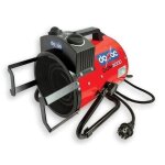 Chauffage datelier soufflant �lectrique 3000w - domac - pour pi�ces jusqu� 30m� - 2 vitesses de chauffe ...