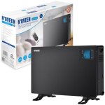 Chauffage par convecteur ch7100 lcd smart noir chauffage par convecteur smart moderne avec cran lcd