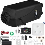 Rchauffeur dair diesel 12v - vevor - 8kw - silencieux - interrupteur lcd - installation facile