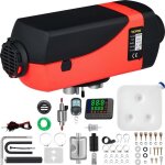 Chauffage diesel 2kw 12v vevor air heater en aluminium avec silencieux lcd thermostat pour voiture camions ...