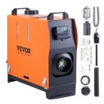 Chauffage diesel - vevor - 12v 5kw 016 - 052l - h r�chauffeur dair tout - en - un �cran lcd t�l�commande ...