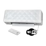 Chauffage électrique mural - 2000w - warm tech - céramique - wifi - 240v - jusquà 50m3 - blanc Chauffage électrique mural - 2000w - warm tech - céramique - wifi - 240v - jusquà 50m3 - blanc
