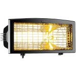 Chauffage radiant infrarouge dextrieur - semptec urban survival technology - 1500 w - aluminium - noir ...
