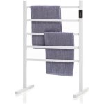 Chauffage seche - serviettes electrique radiateur porte - serviettes sur pied ou mural 60w