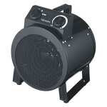 Chauffage soufflant de chantier - 2000w - avec thermostat et protection anti surchauffe