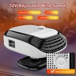 Chauffage soufflant pour voiture - moohop - 12 v - 150 w - fonction 2 en 1 - d�givrage rapide