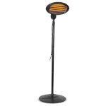 Chauffage de terrasse 2000w sur pied - 3 positions Chauffage de terrasse 2000w sur pied - 3 positions