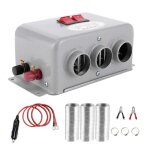 Chauffage de voiture - 12v - 800w - compact - c�ble allume - cigare - protection contre la surchauffe ...