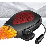 Chauffage de voiture - 24v - 150w - portable 2 en 1 - soufflant avec base rotative 360� - universel
