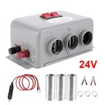 Chauffage de voiture - non sp�cifi� - 24v - 800w - c�ble allume - cigare - chauffage rapide