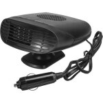 Chauffage voiture puissant allume cigare portable rapide dégivrage ventilateur rotation noir 12v Chauffage voiture puissant allume cigare portable rapide dégivrage ventilateur rotation noir 12v