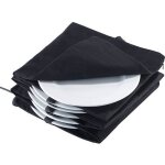 Chauffe - assiettes �lectrique - infactory - mod�le noir - 12 assiettes - coton - 70�c