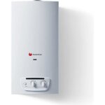Chauffe - bain gaz opalia c14 avec veilleuse (piezo) - saunier duval - gaz naturel - 680x350x313mm