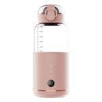 Chauffe - biberon - rose - portable - temprature rglable - 300 ml - sans fil