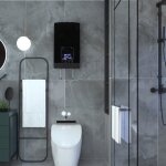Chauffe - eau �lectrique instantan� - shipenophy - noir - 8500w - mural - commande vocale