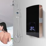 Chauffe - eau �lectrique instantan� - shipenophy - or - 8500w - mural - commande vocale