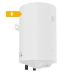 Chauffe - eau lectrique klarstein - 30 l - blanc - 1500w - installation murale